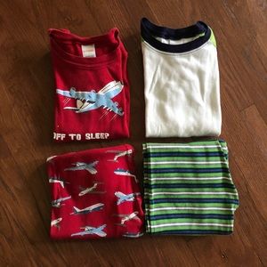 Set of 2 Boy’s Pajamas PJ’s Size 7